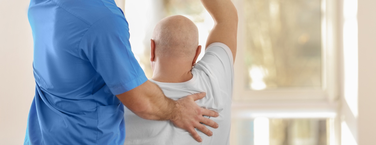 nurse helping patient